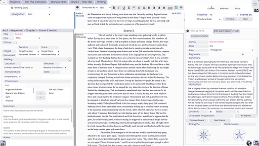 Novel Goggles Text Editor Features.